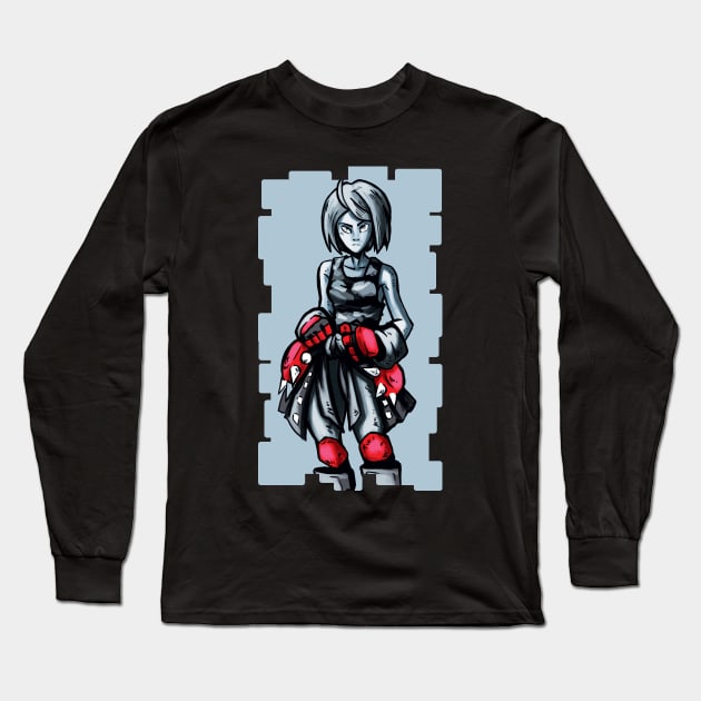 Akira-Kazama Long Sleeve T-Shirt by BaconBabyArt
